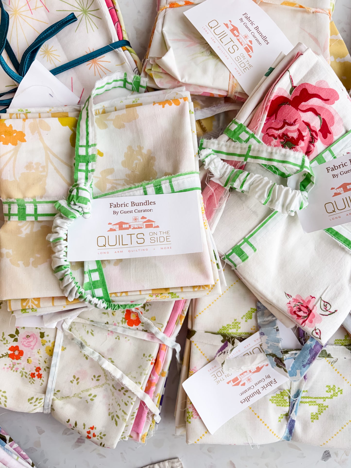 Vintage Fat Quarter Bundle (6) by Quilts on the Side