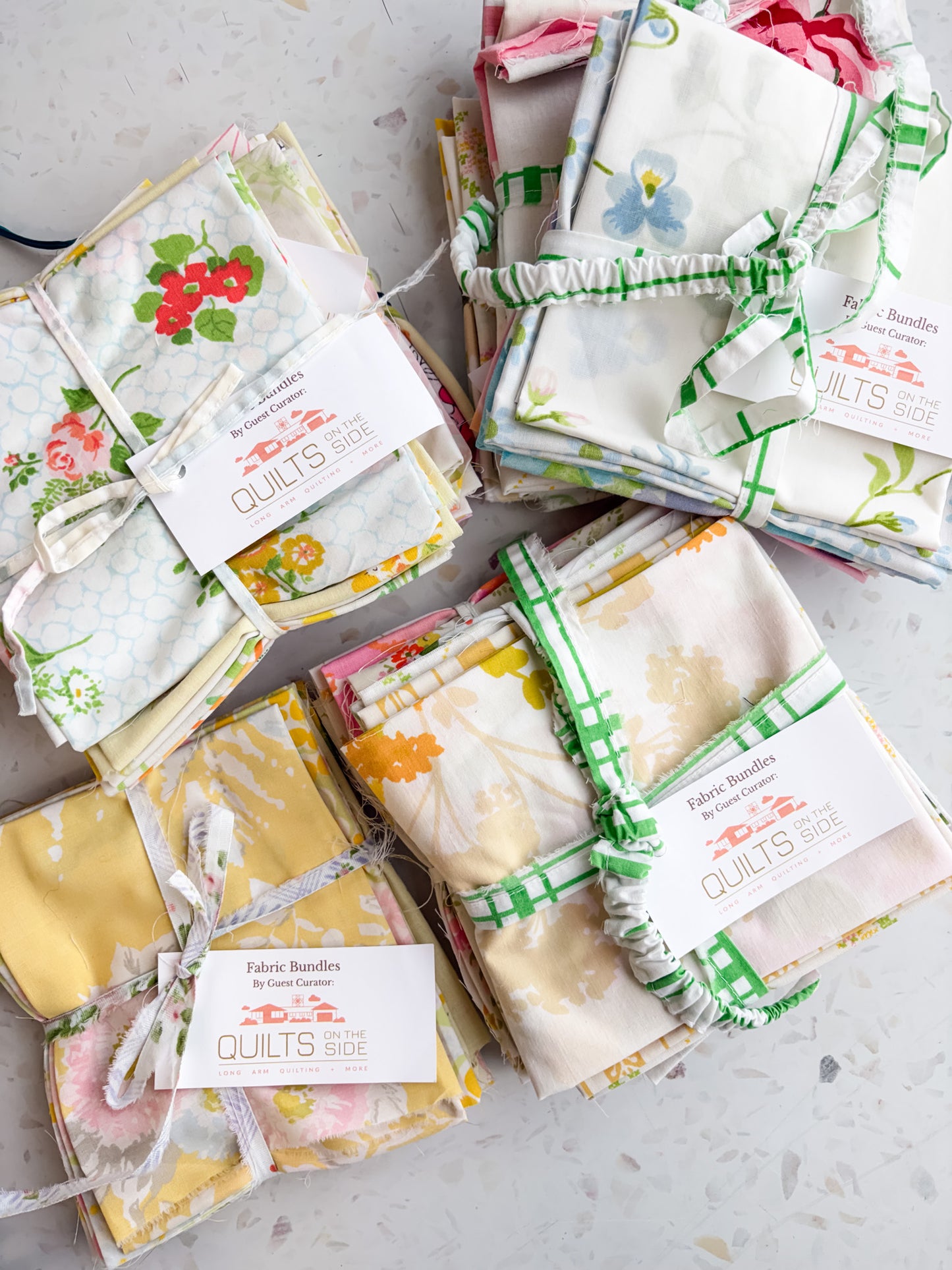 Vintage Fat Quarter Bundle (6) by Quilts on the Side