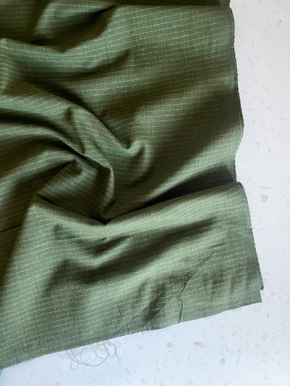 Brushed Cotton – Evergreen Grid