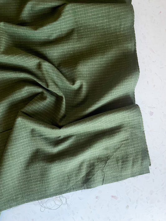 Brushed Cotton – Evergreen Grid