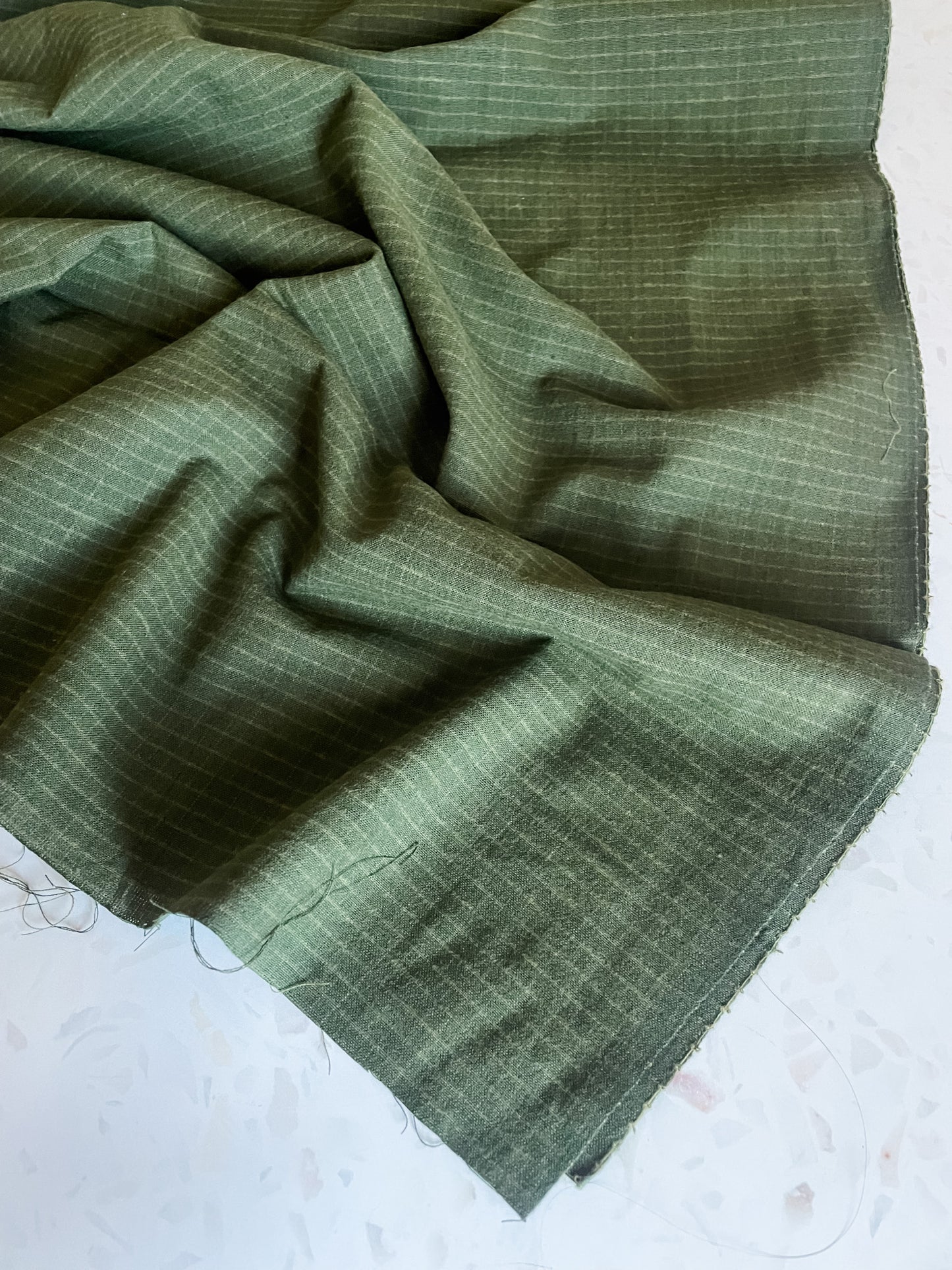 Brushed Cotton – Evergreen Grid