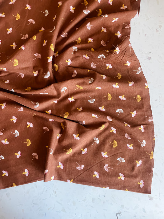 Gingko Shrooms Knit Fabric