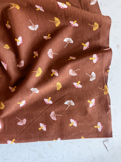 Gingko Shrooms Knit Fabric