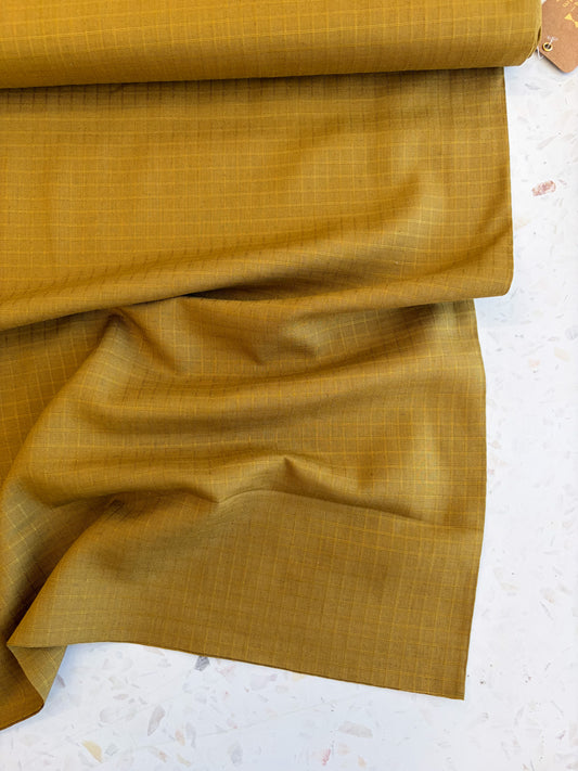 Little Tile Linen/Viscose Blend Fabric in Dreamy Twilight