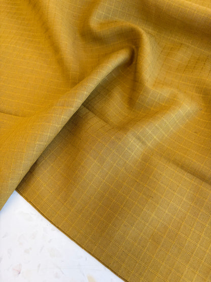 Little Tile Linen/Viscose Blend Fabric in Dreamy Twilight