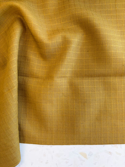 Little Tile Linen/Viscose Blend Fabric in Dreamy Twilight