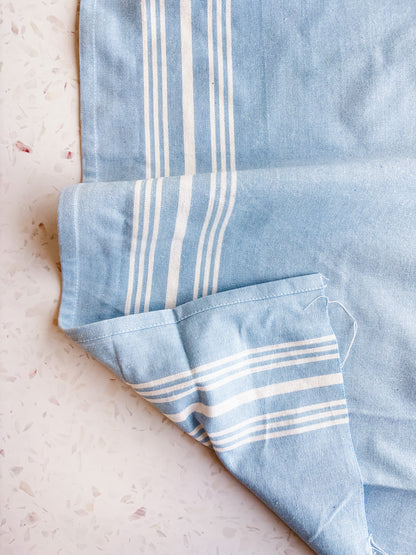 Toweling in Waterfall Blue
