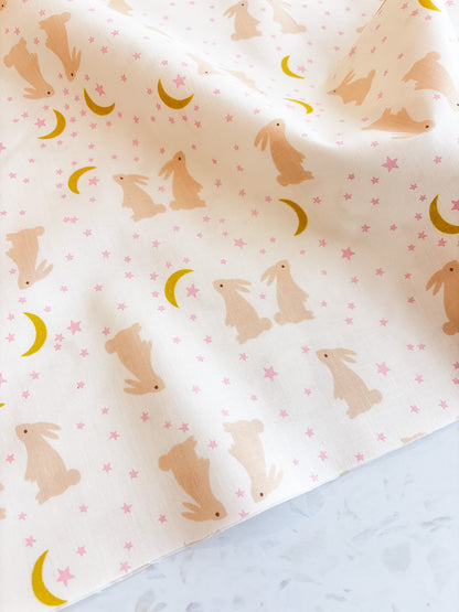 Ruby Star Society Mystic Fable Quilting Cotton- Galaxy Bunnies Natural