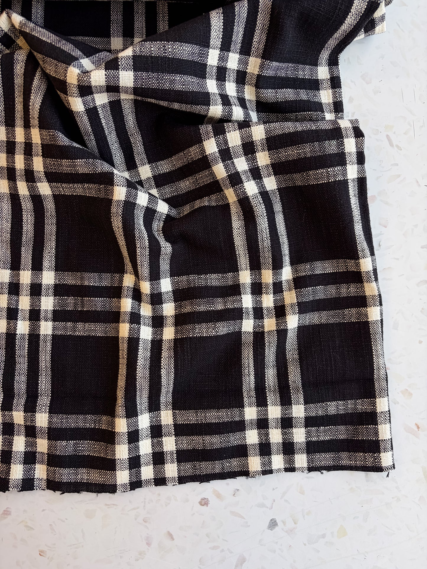 Ruby Star Society Warp & Weft Mystic Fable - Juliet Plaid in Black