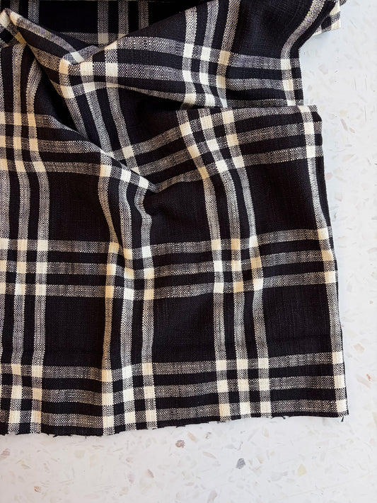 Ruby Star Society Warp & Weft Mystic Fable - Juliet Plaid in Black