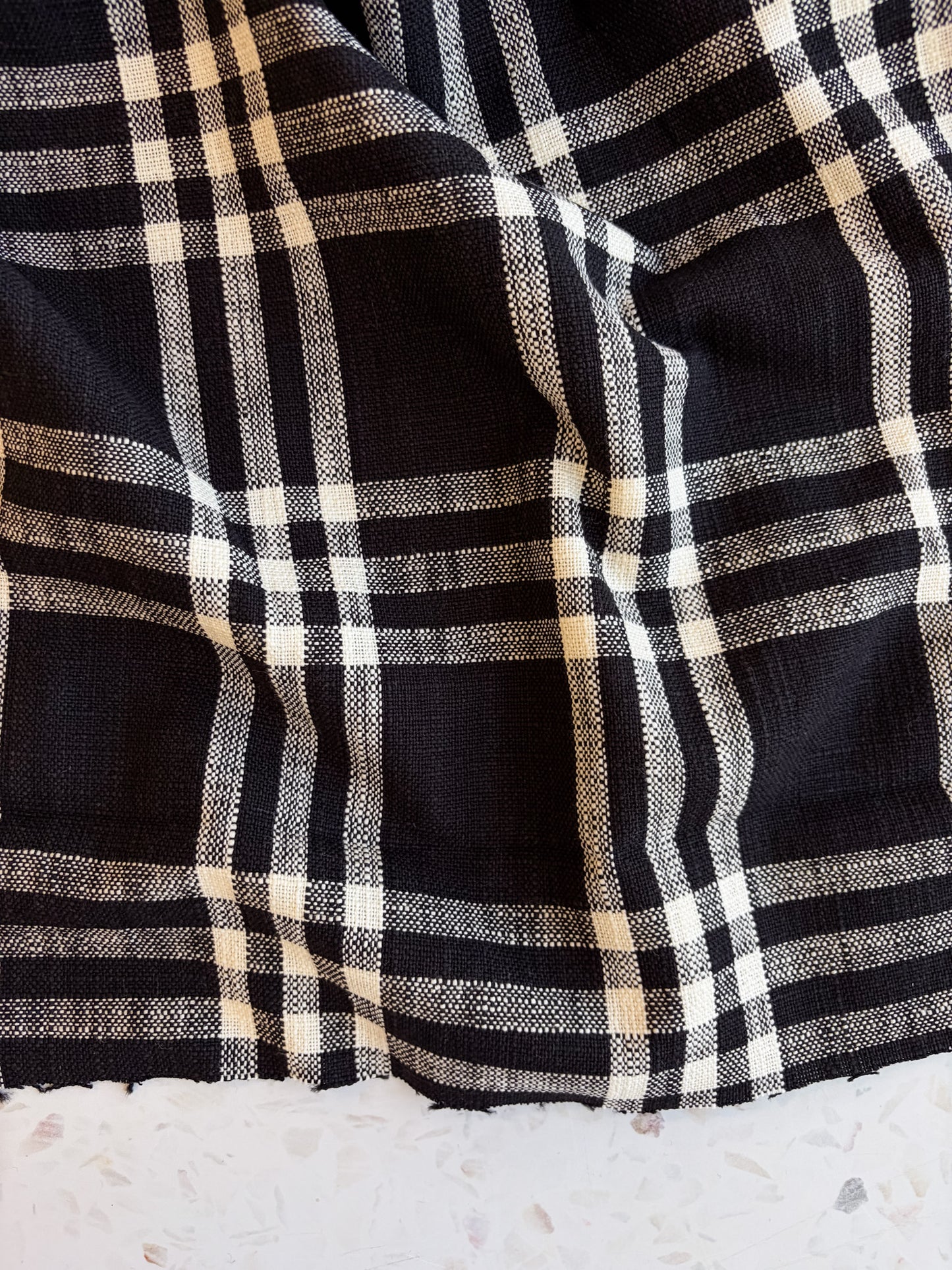 Ruby Star Society Warp & Weft Mystic Fable - Juliet Plaid in Black