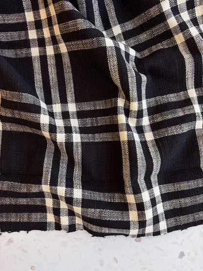 Ruby Star Society Warp & Weft Mystic Fable - Juliet Plaid in Black