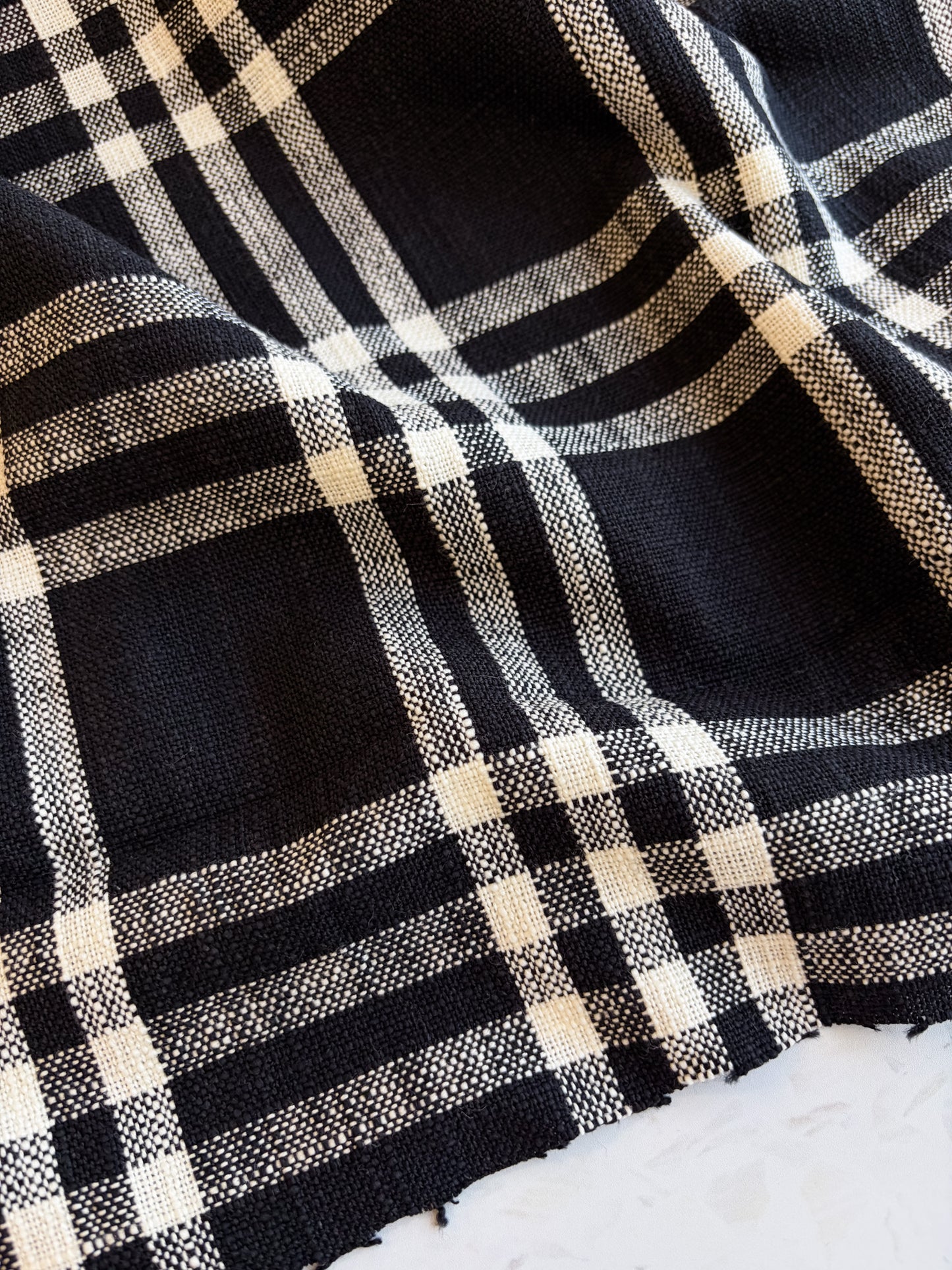Ruby Star Society Warp & Weft Mystic Fable - Juliet Plaid in Black