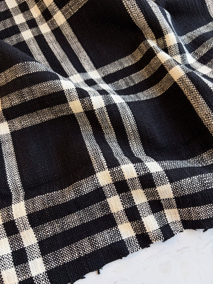 Ruby Star Society Warp & Weft Mystic Fable - Juliet Plaid in Black