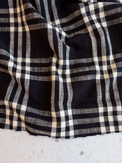 Ruby Star Society Warp & Weft Mystic Fable - Juliet Plaid in Black