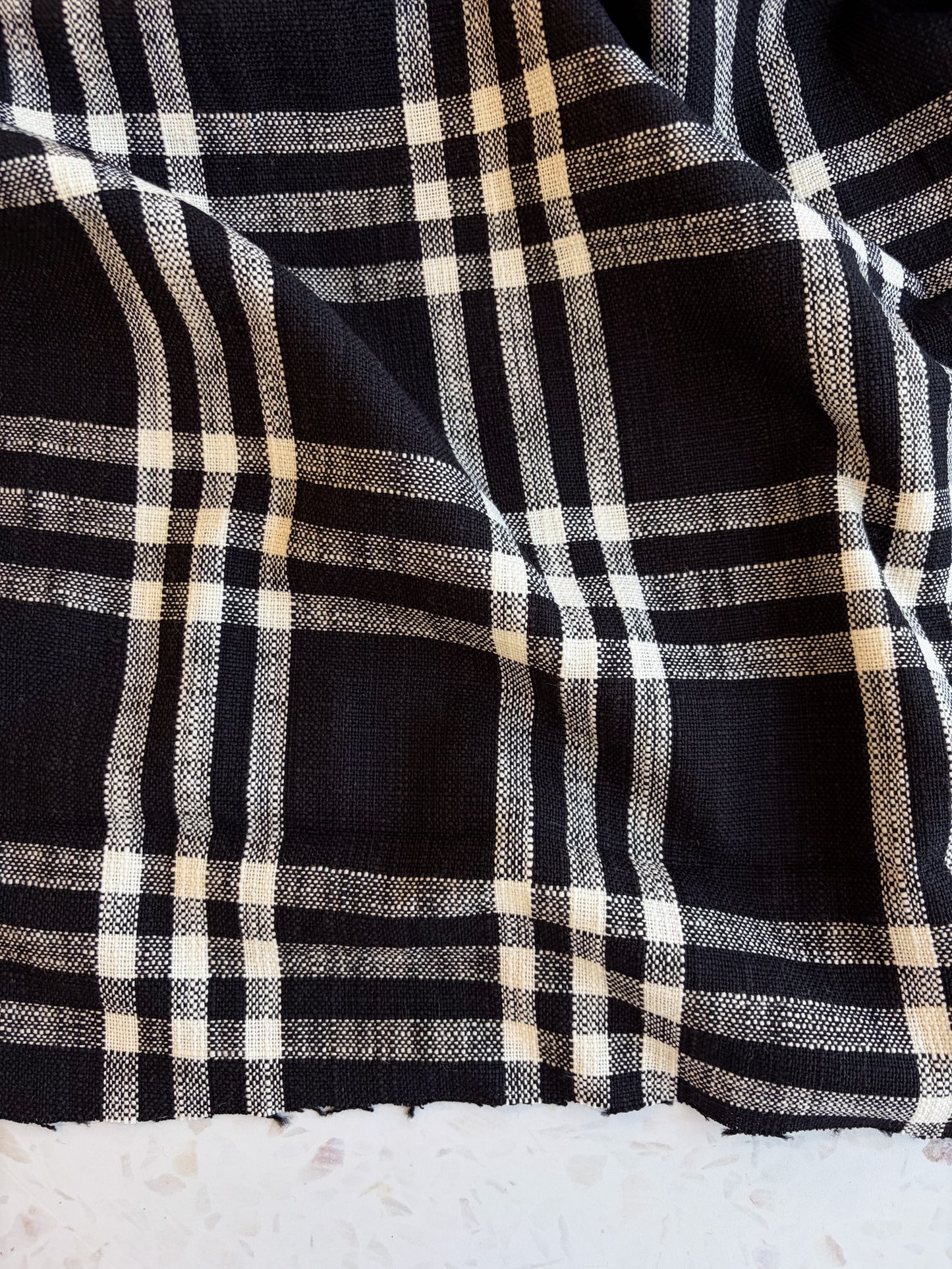 Ruby Star Society Warp & Weft Mystic Fable - Juliet Plaid in Black