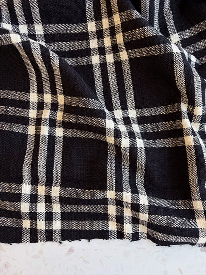 Ruby Star Society Warp & Weft Mystic Fable - Juliet Plaid in Black