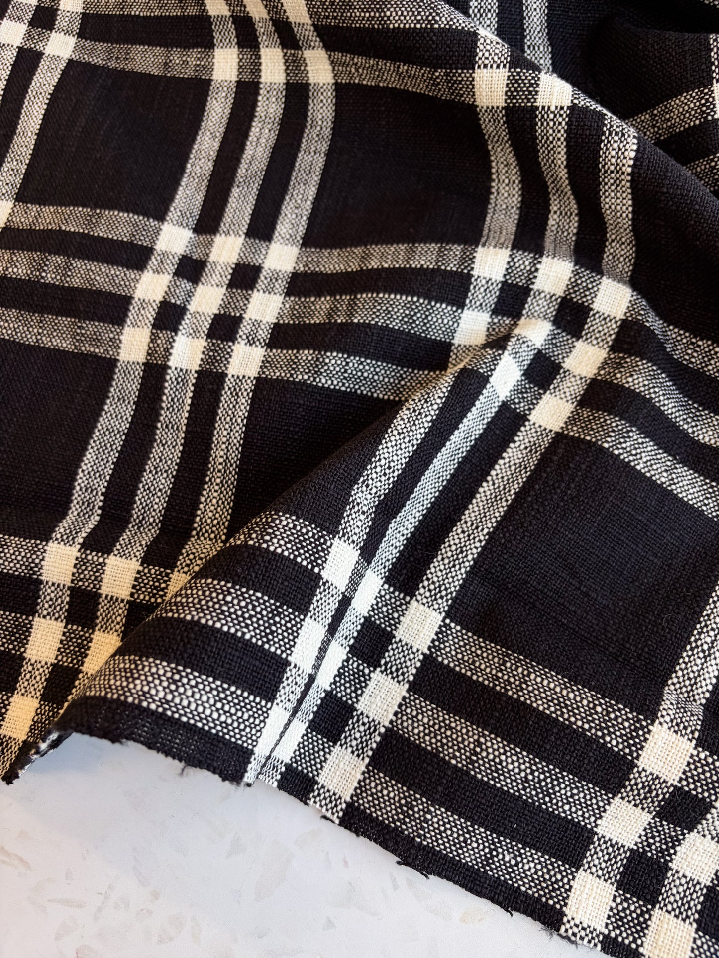 Ruby Star Society Warp & Weft Mystic Fable - Juliet Plaid in Black