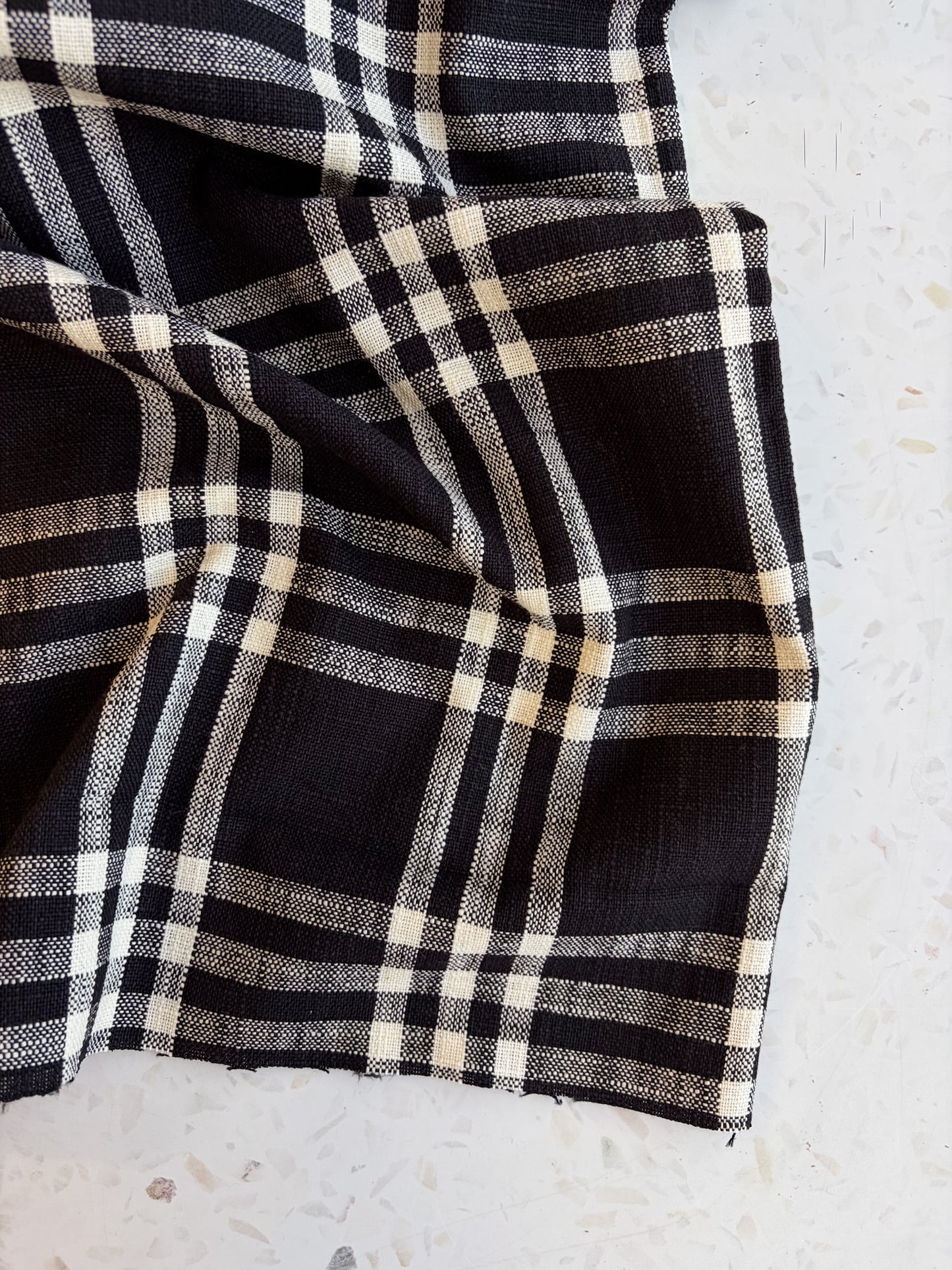 Ruby Star Society Warp & Weft Mystic Fable - Juliet Plaid in Black
