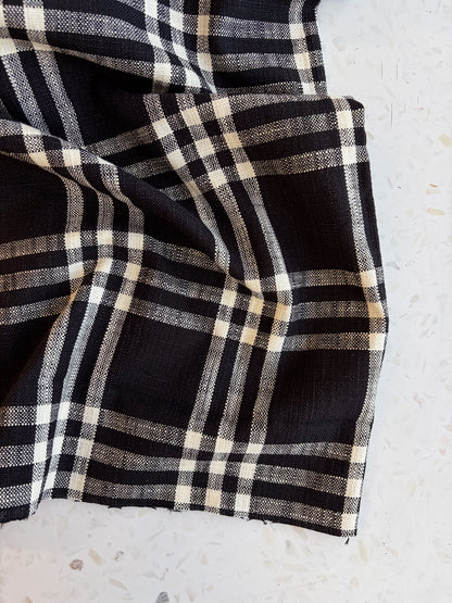 Ruby Star Society Warp & Weft Mystic Fable - Juliet Plaid in Black