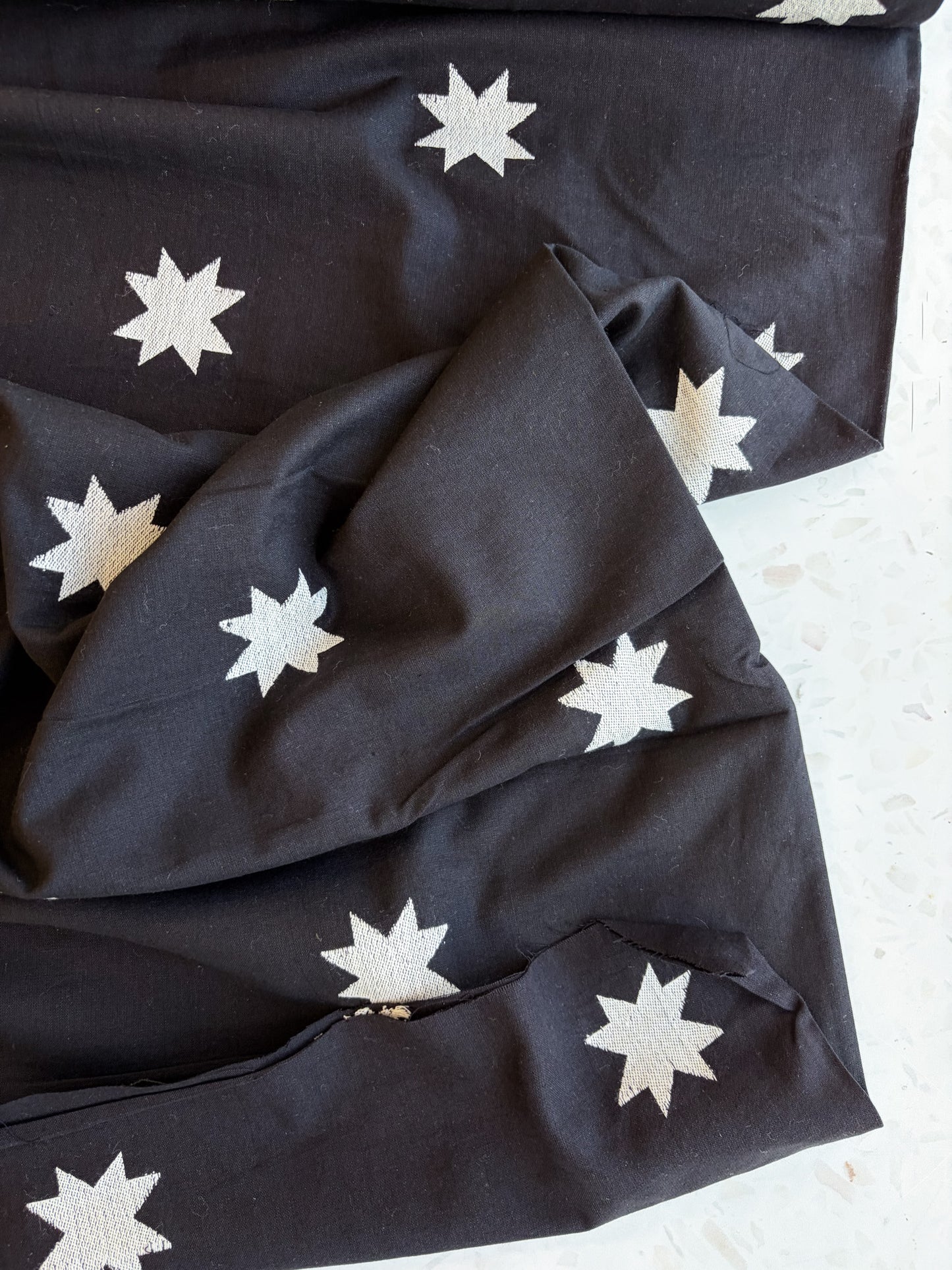 Ruby Star Society Mystic Fable Warp Weft - Quilt Star in Black