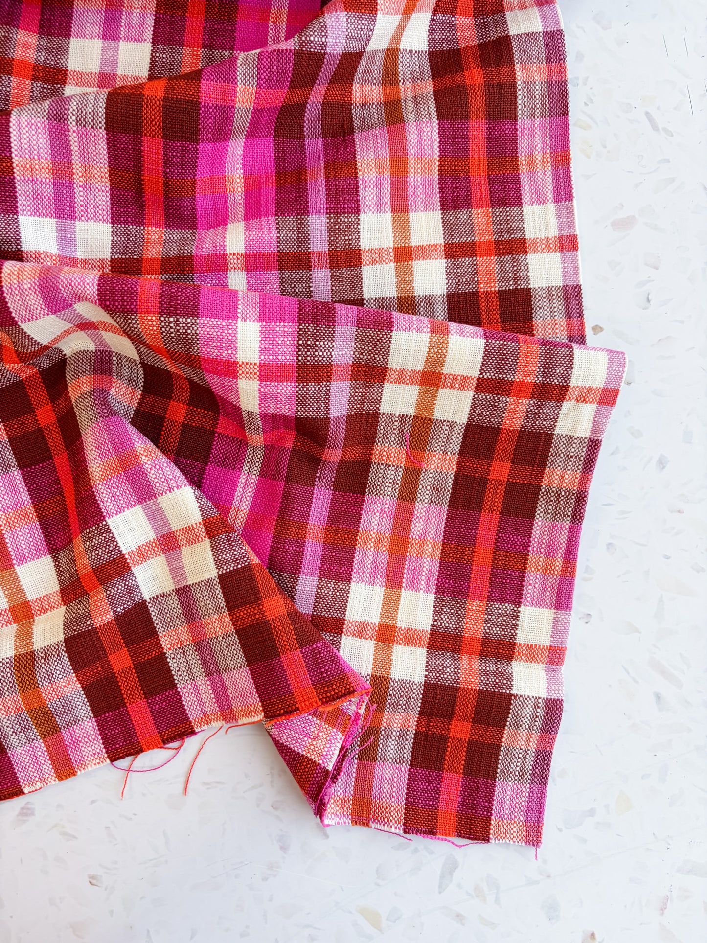 Ruby Star Society Warp & Weft Mystic Fable - Juliet Plaid in Pink