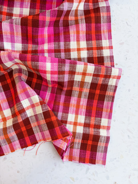 Ruby Star Society Warp & Weft Mystic Fable - Juliet Plaid in Pink