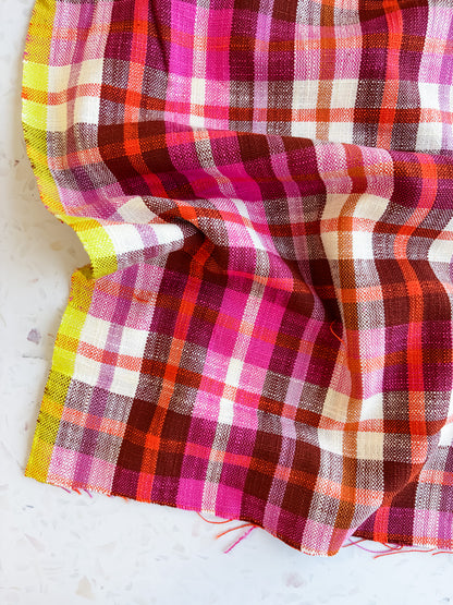 Ruby Star Society Warp & Weft Mystic Fable - Juliet Plaid in Pink