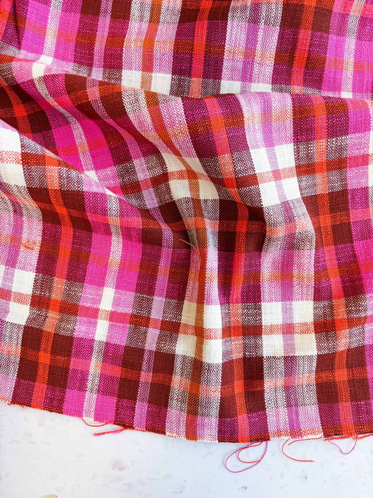 Ruby Star Society Warp & Weft Mystic Fable - Juliet Plaid in Pink