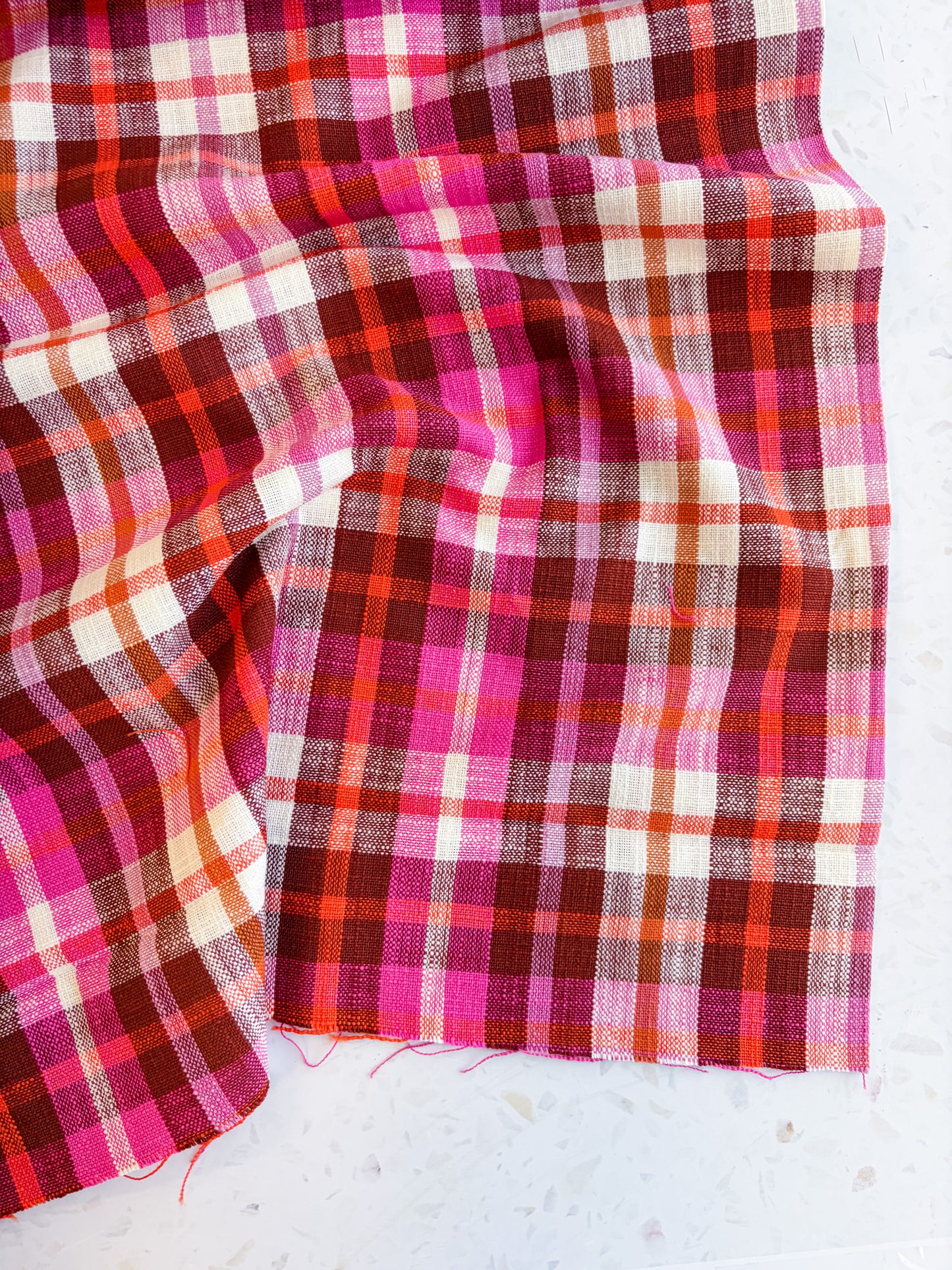 Ruby Star Society Warp & Weft Mystic Fable - Juliet Plaid in Pink