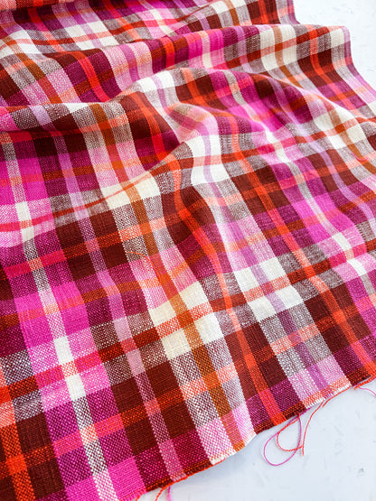 Ruby Star Society Warp & Weft Mystic Fable - Juliet Plaid in Pink