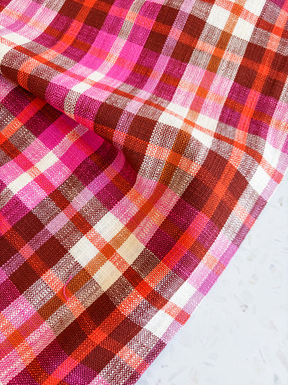 Ruby Star Society Warp & Weft Mystic Fable - Juliet Plaid in Pink