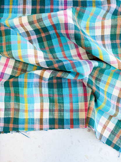 Ruby Star Society Warp & Weft Mystic Fable - Juliet Plaid in Jade