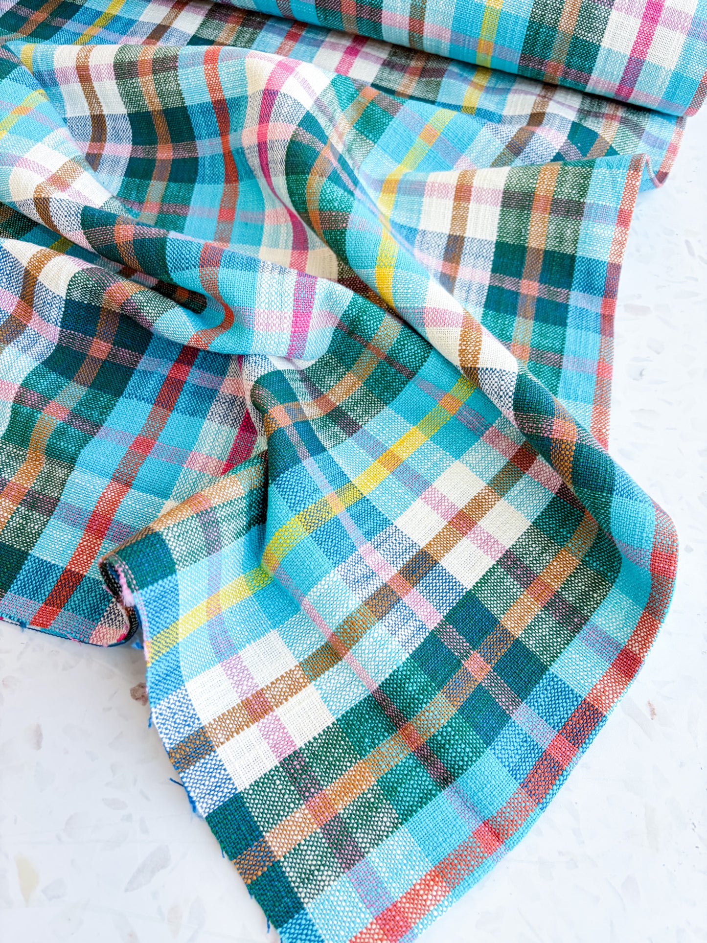 Ruby Star Society Warp & Weft Mystic Fable - Juliet Plaid in Jade