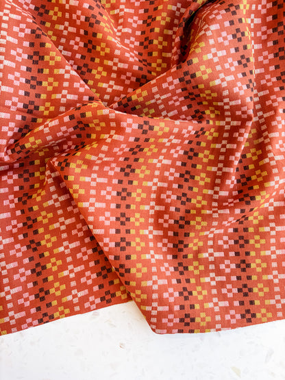 Ruby Star Society Mystic Fable Warp Weft - Flowers in Terracot