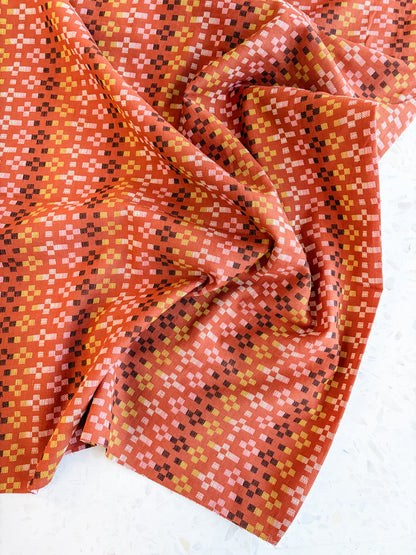 Ruby Star Society Mystic Fable Warp Weft - Flowers in Terracot