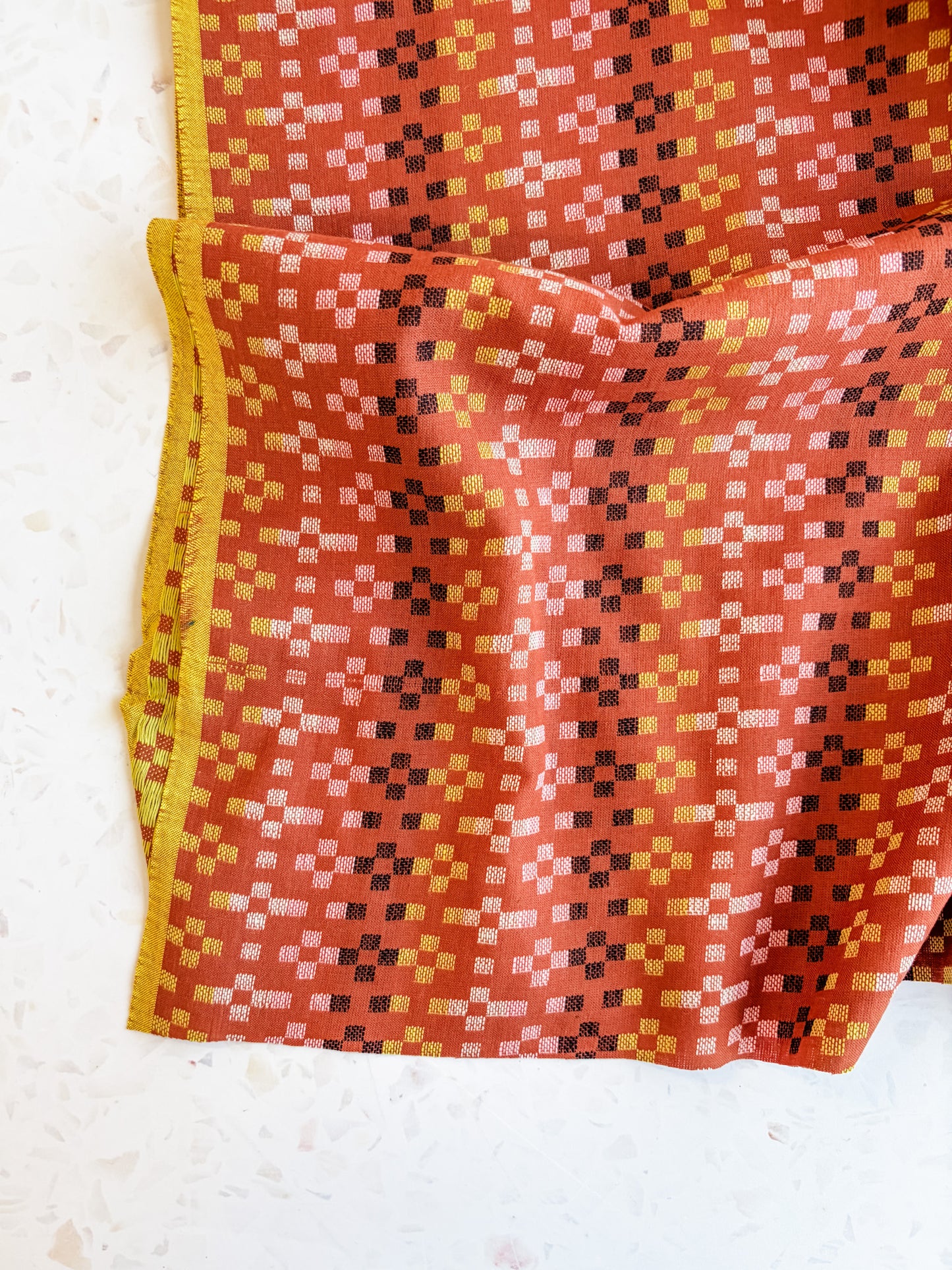 Ruby Star Society Mystic Fable Warp Weft - Flowers in Terracot