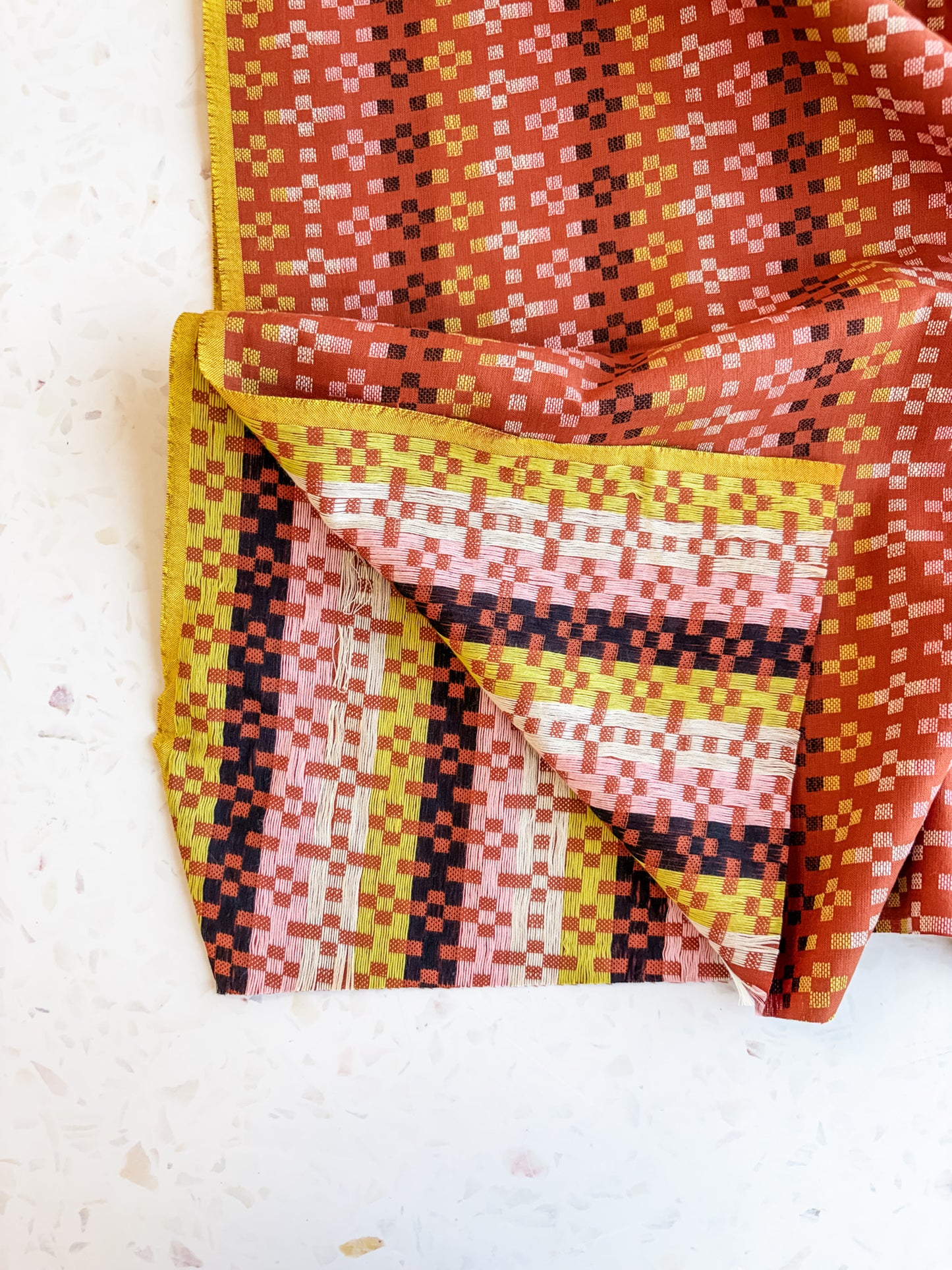 Ruby Star Society Mystic Fable Warp Weft - Flowers in Terracot