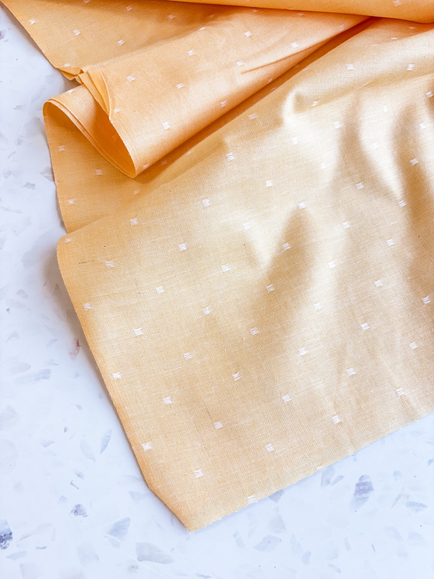 2-yd Remnant: Summer Solstice Lightweight Cotton in Lemonade Chambray (Copy)