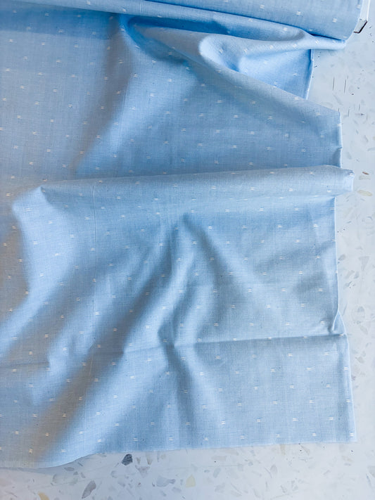 Summer Solstice Lightweight Cotton in Sky Blue Chambray