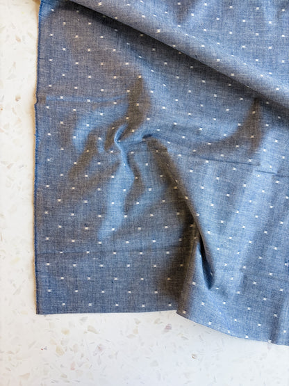 Summer Solstice Lightweight Cotton in Indigo Chambray