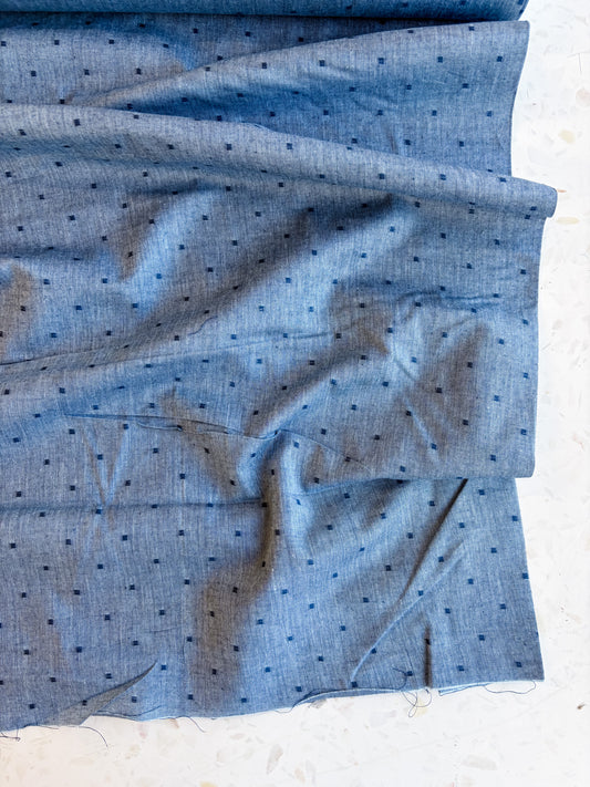 Summer Solstice Lightweight Cotton in Nautical Blue Chambray