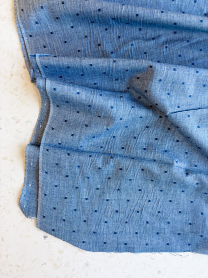 Summer Solstice Lightweight Cotton in Nautical Blue Chambray