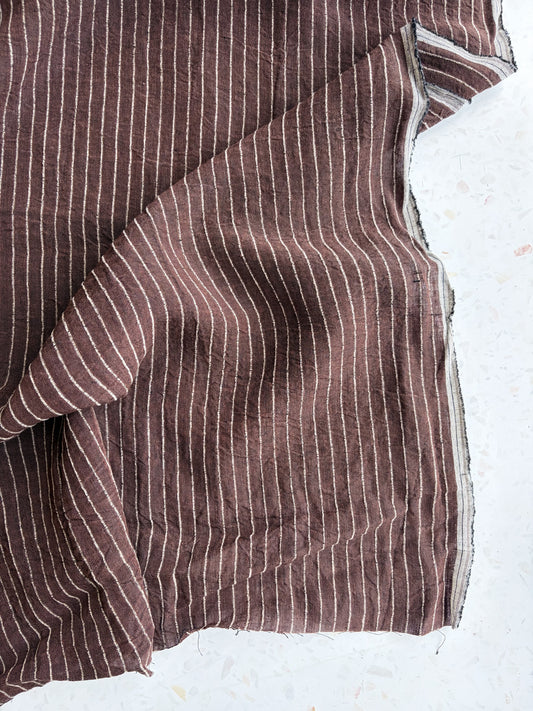 Harbor Stripe Linen/Rayon Blend in Pier