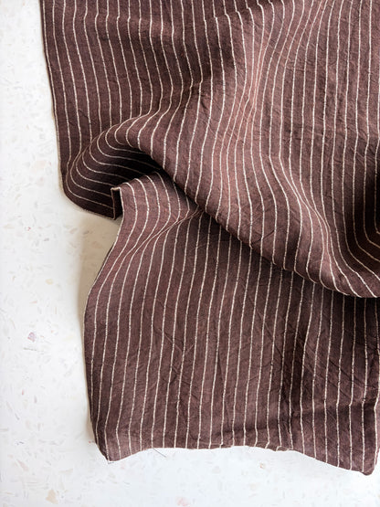 Harbor Stripe Linen/Rayon Blend in Pier