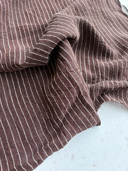 Harbor Stripe Linen/Rayon Blend in Pier