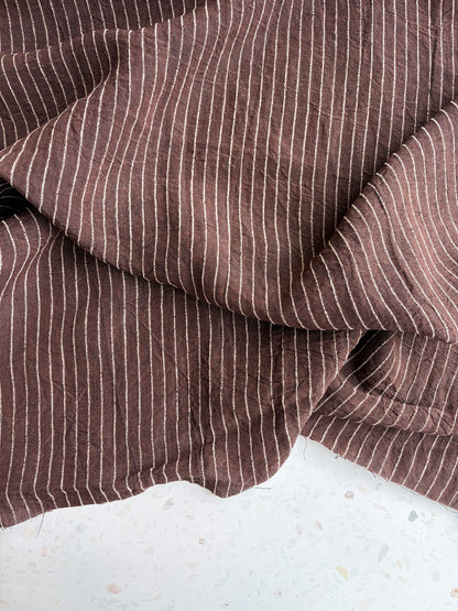 Harbor Stripe Linen/Rayon Blend in Pier
