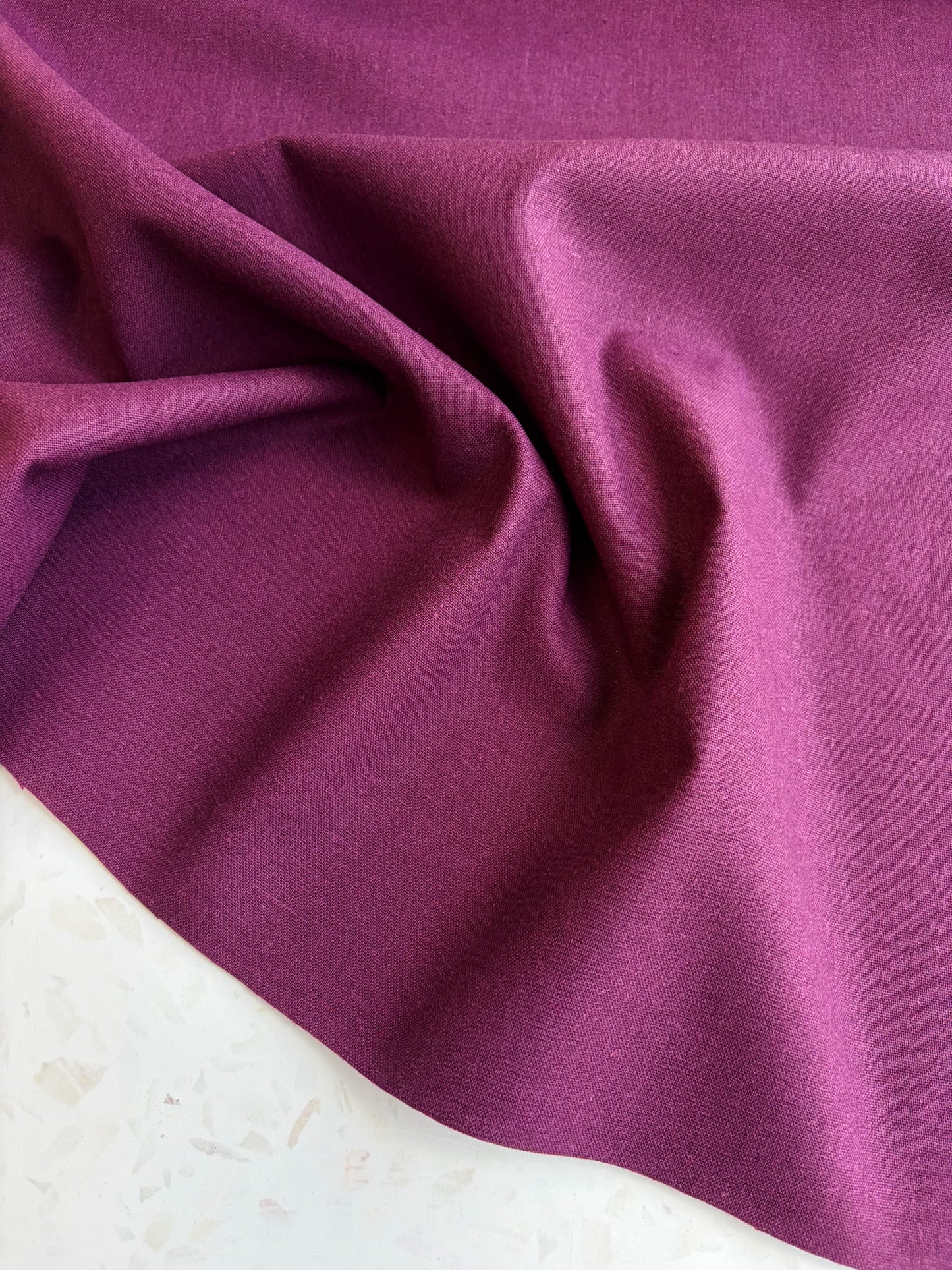 Birchwood Cotton/Linen Blend in Plum