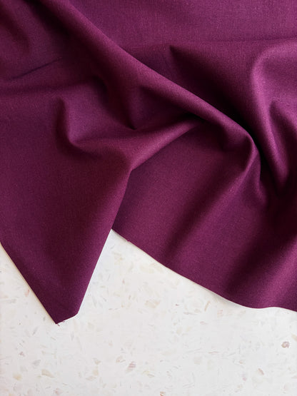 Birchwood Cotton/Linen Blend in Plum