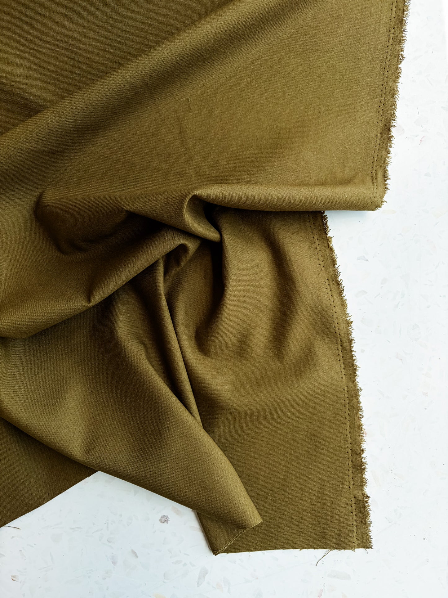 Birchwood Cotton/Linen Blend in Olive